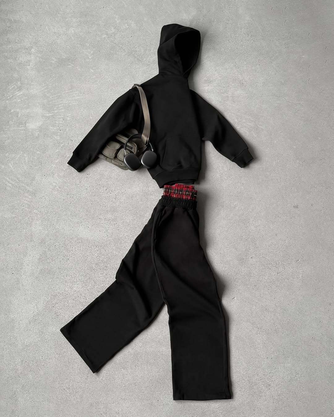 Autumn And Winter Elastic Waist Drawstring Loose Versatile Plus Velvet Cuff Sports Sweatpants Harem Pants Casual Trousers_viptrois.com