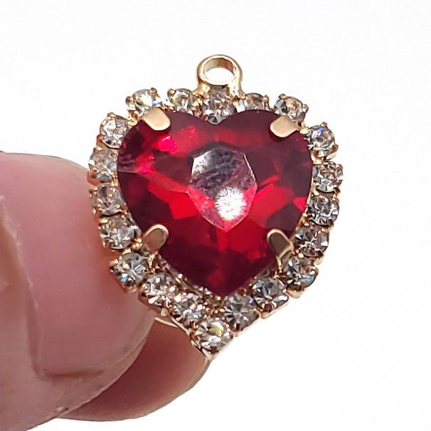 New Decorative Love Color Jewel Crystal Diamond Shoes Flower Shoe Buckle DIY I-button Shoe Accessories Accessories_viptrois.com