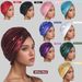 Women's Embroidered Beaded Headscarf - Elegant Muslim Hijab With Ethnic Floral Patterns, Versatile For All Seasons Diamond Casual Hijab Hat_viptrois.com