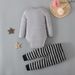 Christmas Children's spring and autumn Christmas Santa Claus long-sleeved two-piece children's clothing ins_viptrois.com