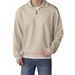 Men's Clothing Loose Zipper Long Sleeved Jacket Corduroy Zip-Up Hoodie - Oversized Casual Jacket For Urban Streetwear (Black, Beige, Gray, Caramel)_viptrois.com
