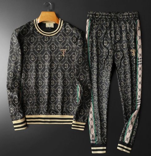 Men's Clothing New Autumn And Winter Men's Suits Korean Style Slim Casual Youth Sweatshirts And Sweatpants Sports Suits Men's Two-piece Set_viptrois.com
