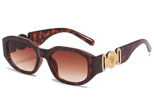 Two Circles New Small Square Frame Head Decoration Sunglasses Personality Trend Polygon Glasses_viptrois.com