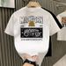 Men's Clothing Pure Cotton Printed Short Sleeved Casual Round Neck T Shirt_viptrois.com