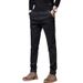 Men's Casual Suit Pants High End Slim Fit Business Tailored Hong Kong Trendy Brand Black Spring Autumn New Style_viptrois.com