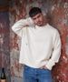 Unisex Winter Casual Knit Sweater With Seagull Embroidery - Relaxed Fit, 3D Design, Breathable Viscose Fabric_viptrois.com