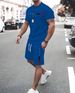 Men's 2-Pack T-Shirt Set 3D Print Short Sleeve Tees Casual Summer Daily Wear Cotton Blend Fashion Top_viptrois.com