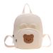 Korean Canvas Kids Backpack Kawaii Children's Handbags for Girl Kindergarten Boy Schoolbag Cartoon Bear Bunny Toddler Bag 2023_viptrois.com