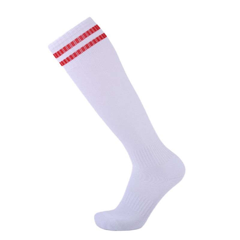 Football Socks Towel Bottom Stockings Two Bars Professional Non Slip Sports Socks Thick Over The Knee Socks Training Outdoor Socks_viptrois.com