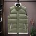 Men's Clothing Casual Vest Waistcoat Sleeveless Top Trend Casual Vest Sleeveless Jacket Slim Fit Stand Collar Lightweight Polyester Autumn Fashion_viptrois.com