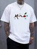 Joan Miro Colorful Signature Artwork T-Shirt Stylish Streetwear Top For Everyday Wear Stretched Versatile Breathable Comfortable Soft Summer_viptrois.com