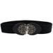 Korean Style Fashion Versatile Women's Elastic Narrow Ladies Decorative Dress Thin Black Belt Trendy Waist Cincher_viptrois.com