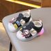 Light Up Summer Baby Boy Shoes Boy's Closed Toe Sandals Beach Soft Bottom Baby Toddler Shoes 0 1 One Year Old 3 Girls_viptrois.com