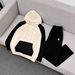 Men's Clothing 26 Spring New Arrival US Letter Print Color Block Hoodie Set Retro Casual Sweatshirt Set_viptrois.com
