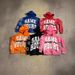 American Retro 3D Print Hooded Sweatshirt, Unisex Heavyweight Zip-Up Hoodie With Vintage Letter Design For Streetwear Fashion_viptrois.com