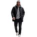 Men's Clothing Lightweight Quilted Jacket With Stand Collar, Slim Fit Winter Coat, Casual Puffer Vest In Solid Colors (Grey, Black, Navy Blue)_viptrois.com