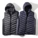 Men's Clothing Factory Customized Spot Delivery Lightweight Cotton Vest Men's Outdoor Leisure Vest Autumn And Winter Style Hooded Cotton Waistcoat_viptrois.com
