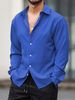 Men’s Clothing Non Iron Men's Long Sleeved Shirt Mercerized Vertical Sense Size Men's Clothing Lining_viptrois.com
