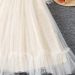 Girls Princess Dress Summer Children's 2025 New Little Girl Stylish Fluffy Yarn Dress Summer_viptrois.com