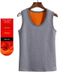 Men's Fleece-Lined Thermal Vest - Slim Fit, Ultra-Warm & Lightweight For Layering (Black/Blue/Light Gray/Dark Gray, Sizes M-5xl)"_viptrois.com