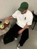 Men's Hip-Hop Cotton T-Shirt - Paris Bear Graphic Print Streetwear Tee, Casual Short Sleeve Crewneck Top_viptrois.com