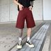 Men's Clothing New Trendy Korean Style Ripped Jacquard Denim Shorts Men's Summer Thin Loose Casual Men's Five Point Jeans_viptrois.com