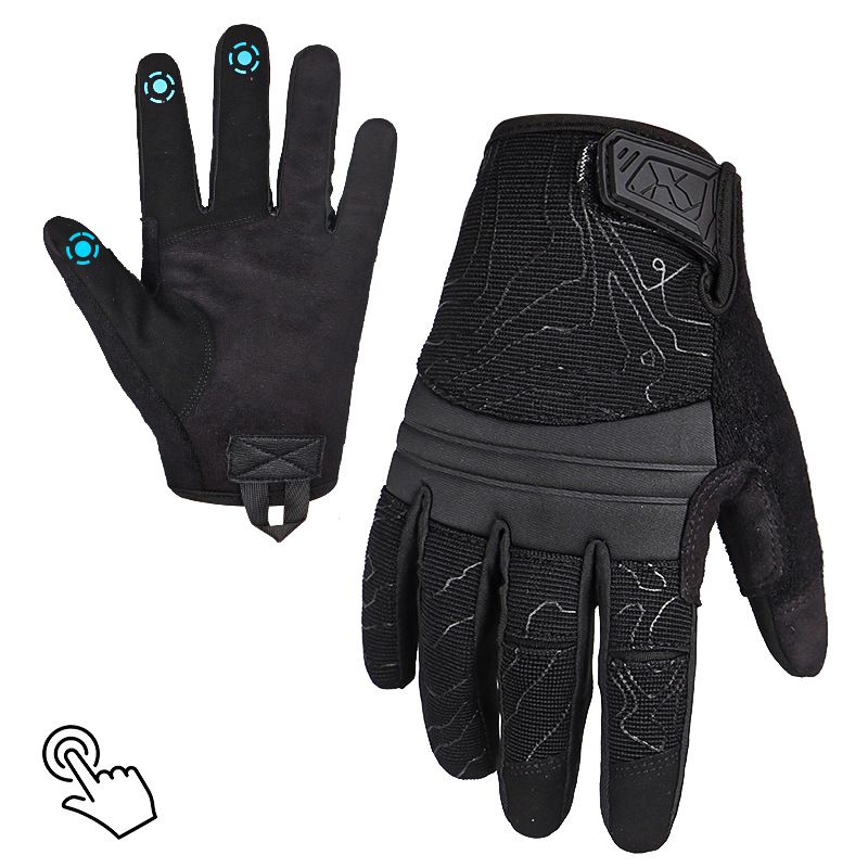 Tactical gloves Outdoor sports gloves Mountain riding protective motorcycle gloves Men's touch screen wear resistant tactical gloves_viptrois.com