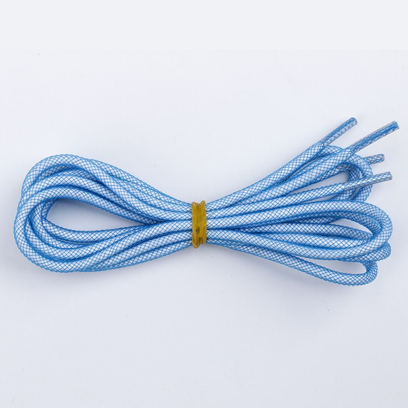 Candy color mesh shoelaces new round multi color sports shoes crystal shoelaces_viptrois.com