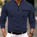 Nordmann Cross-Border Spring And Autumn Men's Checkered With Arm Zipper Sports Polo Shirt_viptrois.com