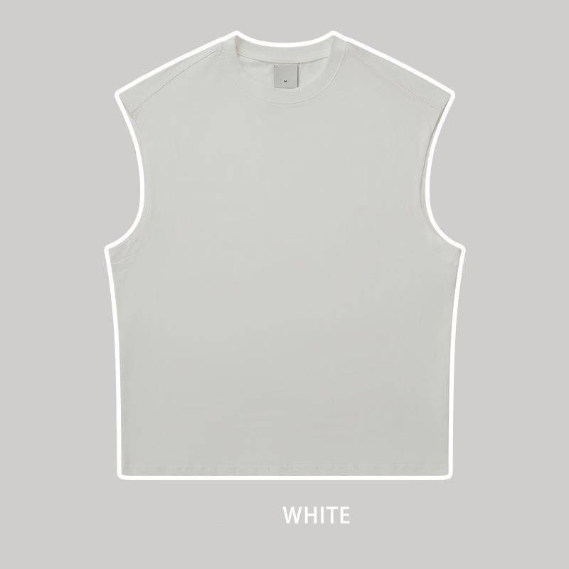 This 270-gram Sleeveless Vest Is Made Of Pure Cotton, Loose And Trendy, And Is Suitable For Both Men And Women. It Is Versatile_viptrois.com
