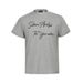 Men's Clothing English Letters Printed Short Sleeved T Shirt For Men Slim Fit Straight Shoulder Casual Round Neck Half Sleeved Top INS Trendy T Shirt_viptrois.com