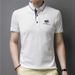 Men's Clothing High quality non iron embroidered men's polo shirt short sleeved tops casual business middle aged and young dad's clothing_viptrois.com