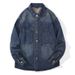 American Casual Long Sleeved Denim Spring And Summer 2025 New Item, Lyocell Thin Shirt For Men's Outerwear_viptrois.com