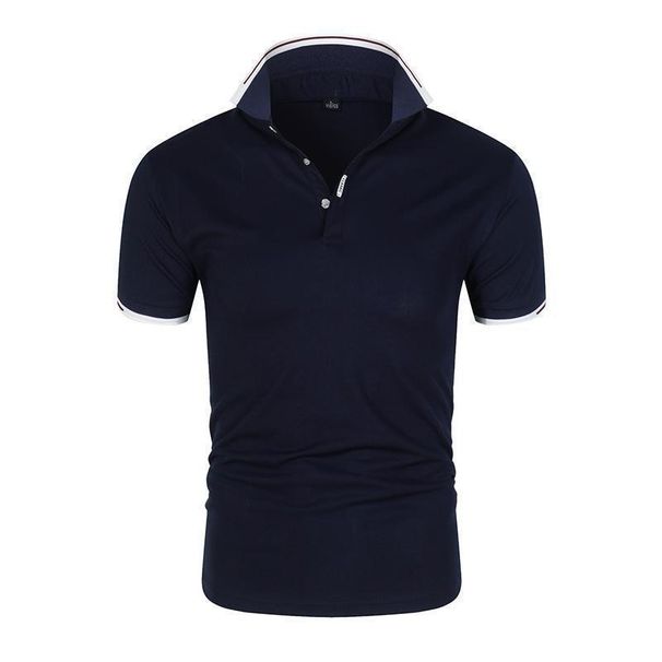 2026 Summer Men's Polo Shirt - Solid Color Short Sleeve Youthful Trendy Casual Collar Short-Sleeved T-Shirt_viptrois.com