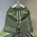 Men's Casual Loose Fit Shorts Summer Trendy Brand plus Size Medium Pants Thin Outer Wear Sports Five Point Large Fit_viptrois.com