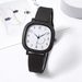 New Jelly Color Square Case Crooked Smiley Face Student Sports Silicone Strap Quartz Watch_viptrois.com