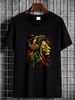 Rasta Reggae Lion Of Judah Jamaican Music Rastafari One Love T-Shirt Size S-5XL Versatile Top For Everyday Wear Soft Graphic Homme Unisex Fashion_viptrois.com