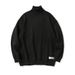 Loom Loom European And American Brand Solid Color Turtleneck Knitted For Men Ins Street Sweater BF Lazy Style Trendy Pullover_viptrois.com