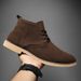 Men's Classic Pointed Toe Ankle Boots - Genuine PU Leather Low-Cut Martin Boots For Men (Size 39-46) - Stylish & Durable For Winter_viptrois.com
