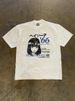 Unisex American Retro Manga Graphic Oversized T-Shirt Heavyweight 250gsm Pure Cotton Streetwear Tee for Men_viptrois.com