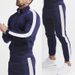Men's Colorblock Hoodie & Jogger Set – Streetwear Athleisure (M-3XL, 65% Polyester, Unisex Oversized Fit)_viptrois.com