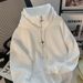 Men's High Neck Pullover Hoodie - Casual Streetwear Vintage Style Oversized Sweatshirt For Teens & Young Adults (Black/White)_viptrois.com