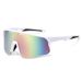 Men's Glasses New Outdoor Colorful Integrated Large Frame Mirror Men And Women Cycling Sports Sunglasses Windproof_viptrois.com