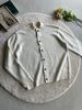 Autumn Winter Floral Wool Blend Half Turtleneck Sweater Unisex Cardigan Old Money Brown Gray Versatile Cleanfit_viptrois.com