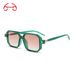 Retro Literary Modern Sunglasses Street Shooting Flat Mirror Fashion Sunglasses_viptrois.com