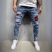 K Men's Jeans With Ripped Holes, Fashionable And Trendy New Styles Of Jeans_viptrois.com