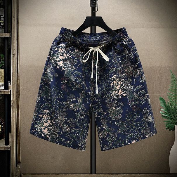 Ice Silk Quick-drying Five-point Pants Thin Beach Pants Camouflage Pants Fashion Quick-drying Pants_viptrois.com
