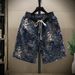 Ice Silk Quick-drying Five-point Pants Thin Beach Pants Camouflage Pants Fashion Quick-drying Pants_viptrois.com