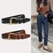 Ceinture Simple Décorative Noire Pour Femmes, 1 Pièce, À La Mode, Avec Ceinture En Jean, Adaptée À Un Usage Quotidien_viptrois.com