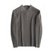 1 New Turn-Down Collar Knitted Polo Shirt Warm Ribbed Sweater Men's 2022 Autumn Winter Light Business Half-Zip Top Trendy_viptrois.com